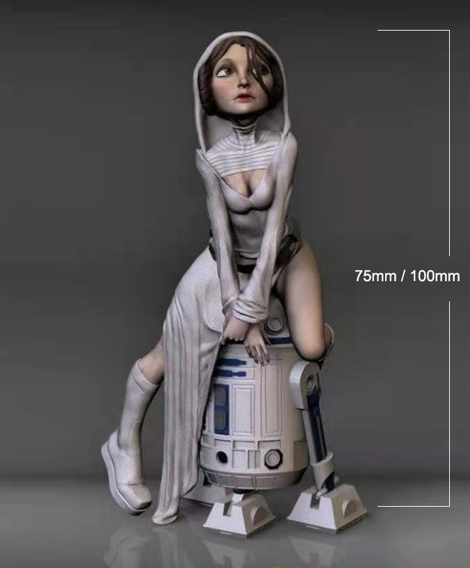 Model Kit Ixchel - 1/24 75mm 1/18 100mm Resin Model