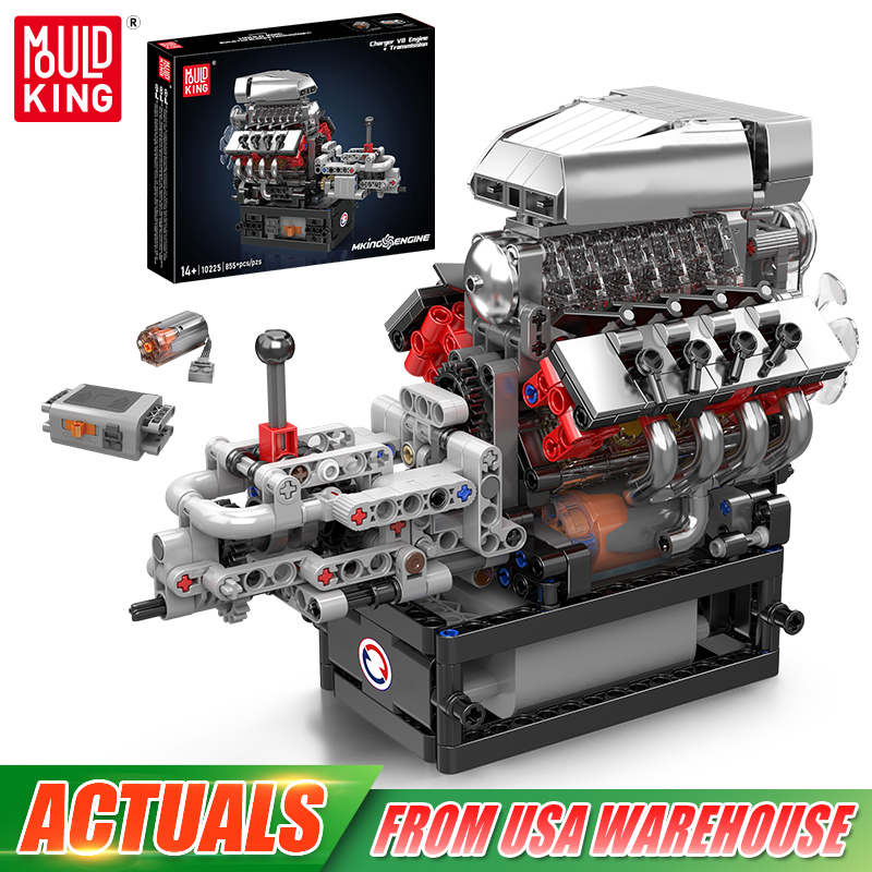 Model Kit Engine - Mould King 10225 Technical Engine Toys