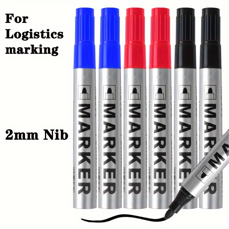 Model Kit Markers - 6pcs Waterproof Quick Drying Marker Pen