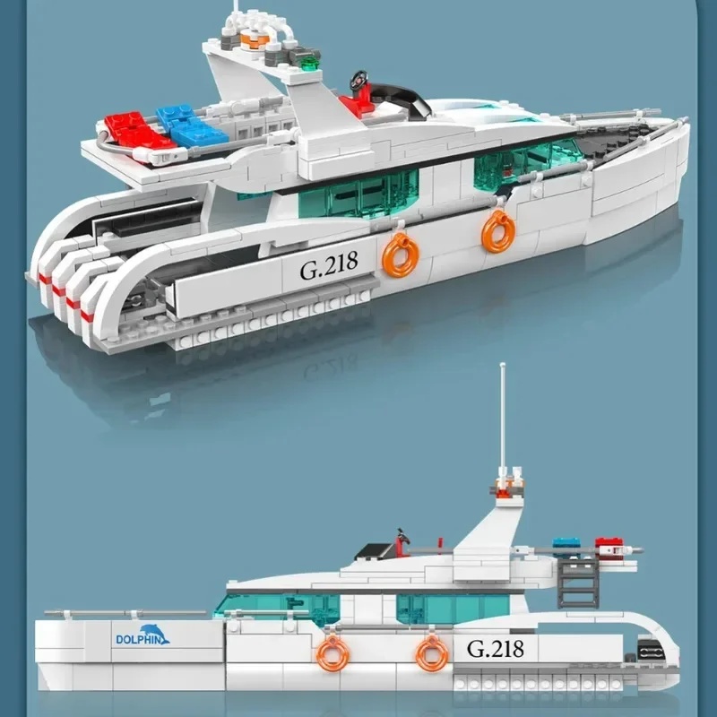 Mould King 857PCS 10218 White  - Model Kit Yacht 评论和价格