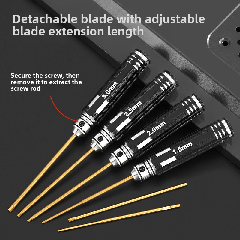 HSS/TiCN Hex Screwdriver Set M - Model Kit Perfect Grade 评论和价格