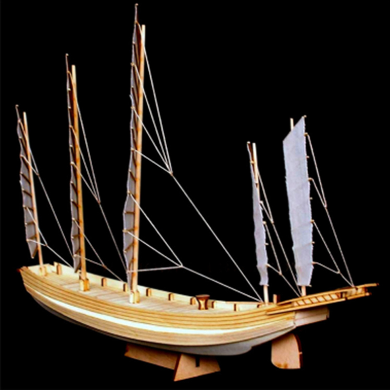 1pcs Chinese sand boat wooden  - Model Kit Yacht 评论和价格