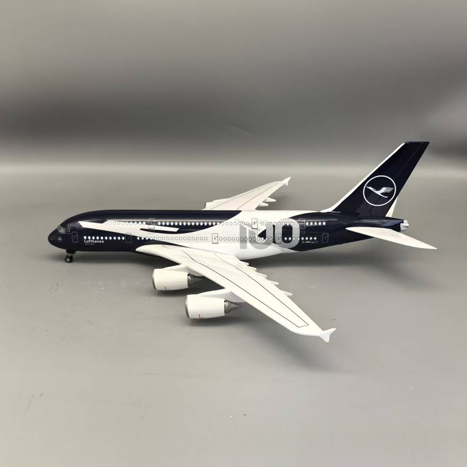 New 45cm Lufthansa A380 100 Ye - Model Kit Ixchel 评论和价格