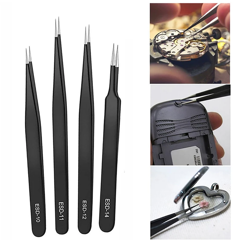 Precision Tweezers Set ESD Ant - Model Kit Perfect Grade 评论和价格