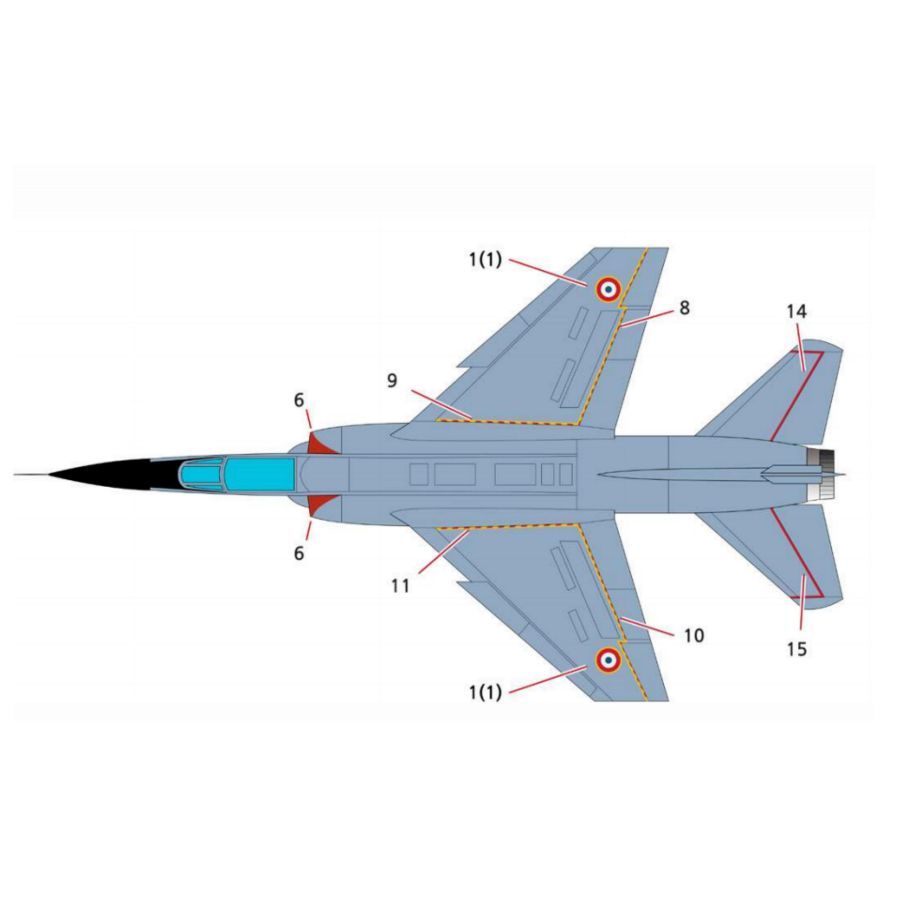 AC12665 ACADEMY 1/144 Dassault - Model Kit Academy 评论和价格
