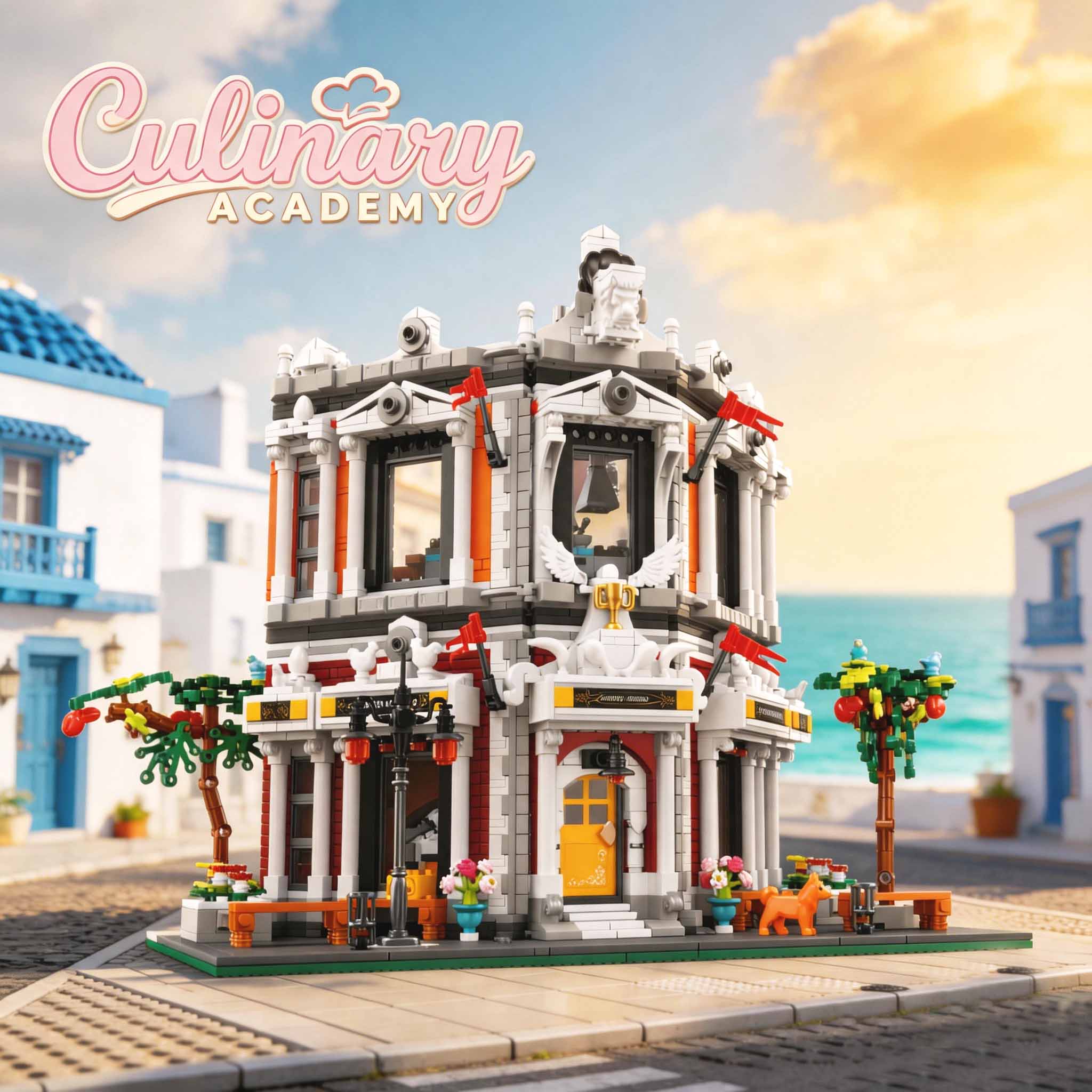 Creative 2743PCS Cooking Acade - Model Kit Academy 评论和价格