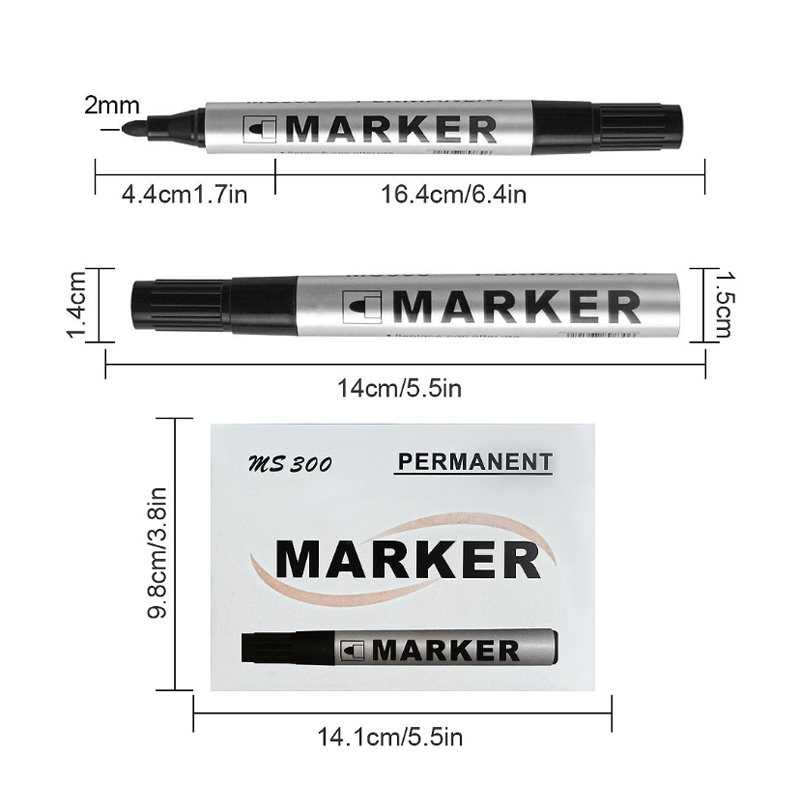 6pcs Waterproof Quick Drying M - Model Kit Markers 评论和价格