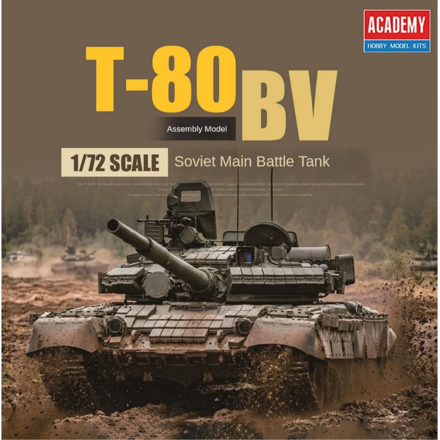 AC13434 Academy 1/72 T-80BV So - Model Kit Academy 评论和价格
