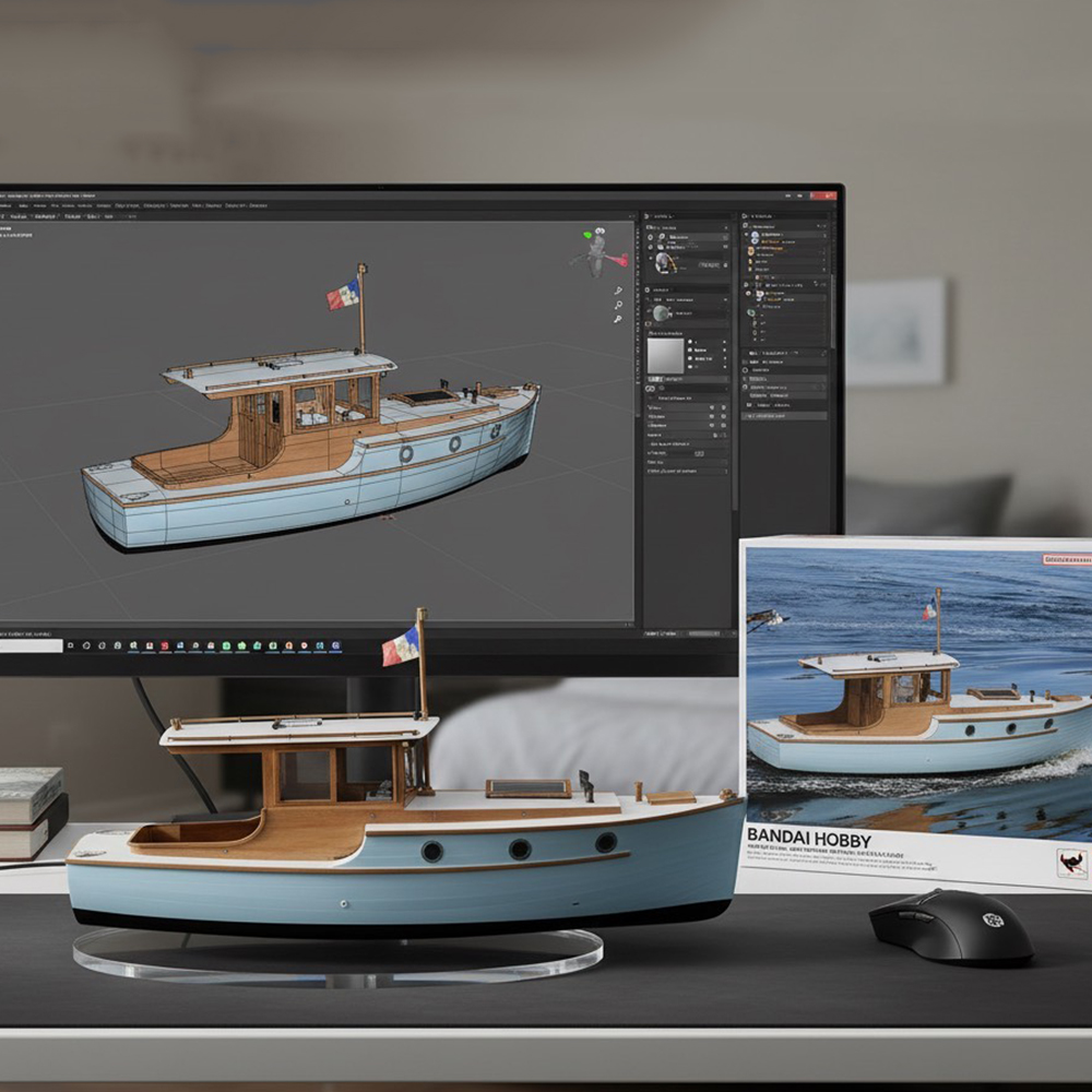 RC Boat 70cm European Classica - Model Kit Yacht 评论和价格